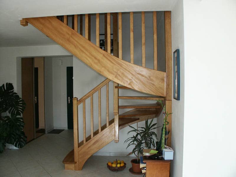 Escalier en bois exotique - Mauléon (79)