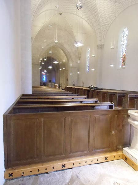Aménagements intérieurs Eglise IIe d'Yeu St Sauveur